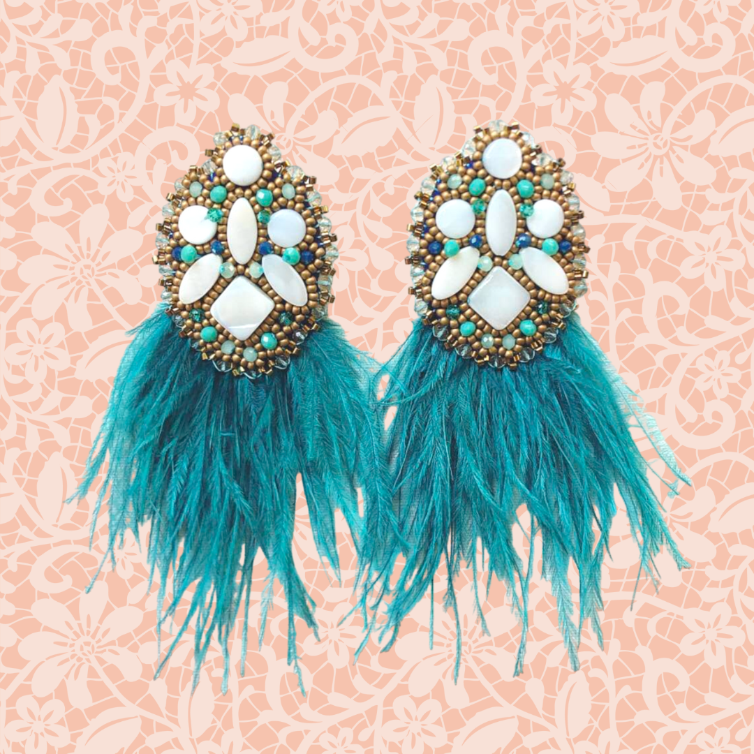 Handmade Beaded Earrings | Althea