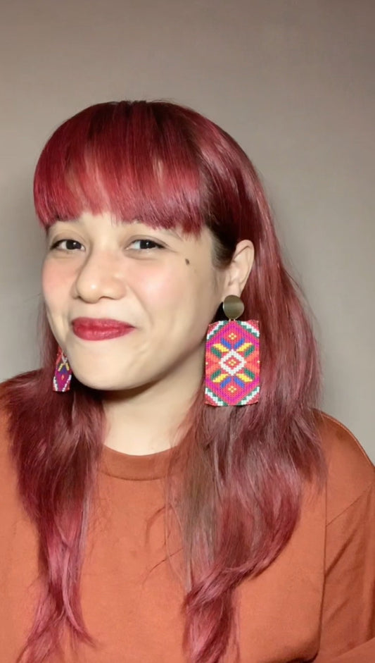 PREORDER Handmade Beaded  Earrings | Yakan