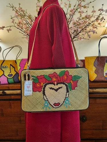 FAB-RIKA Woven Laptop Bag | Funky Frida