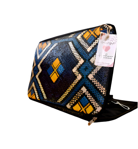 woven laptop bag