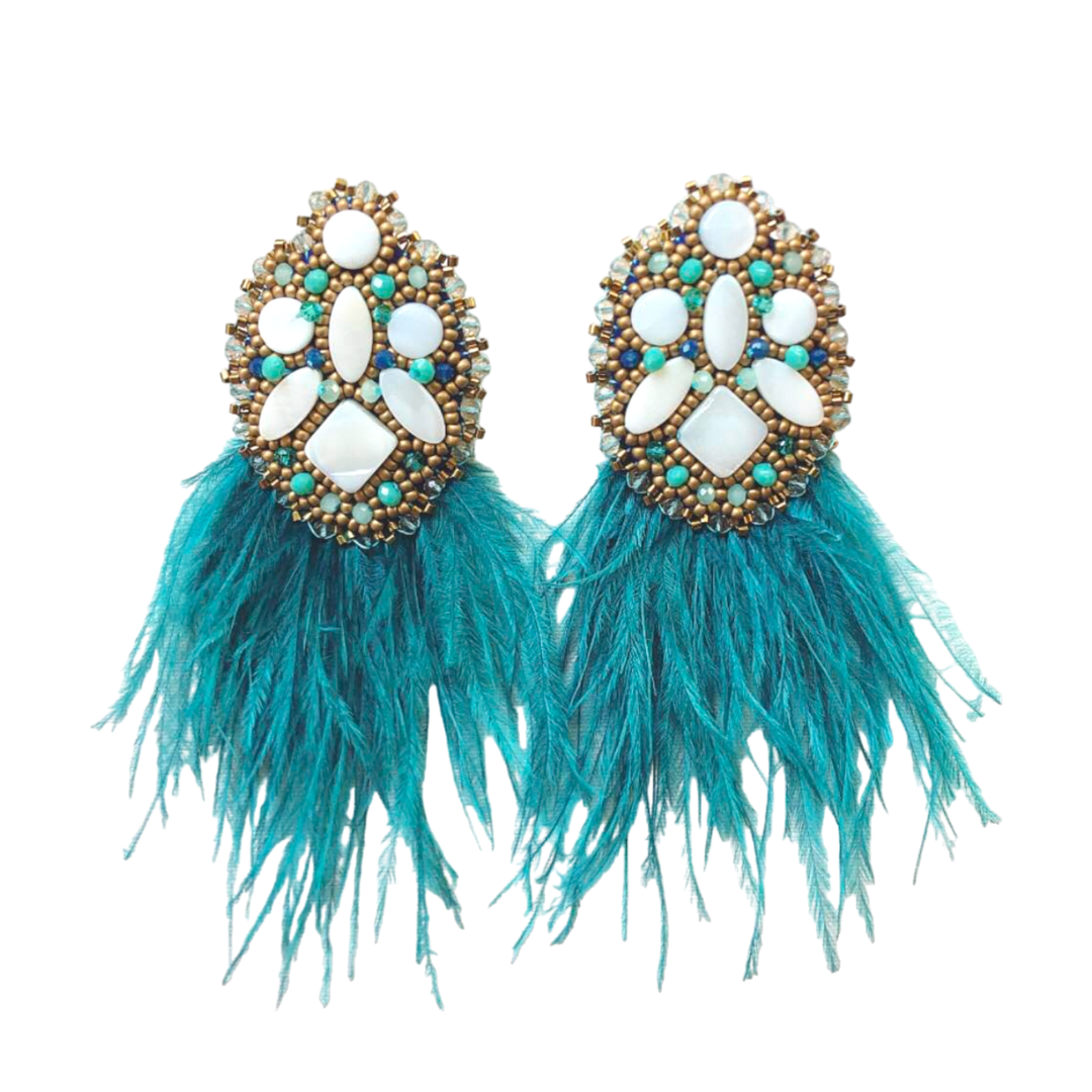 handmade beaded earrings