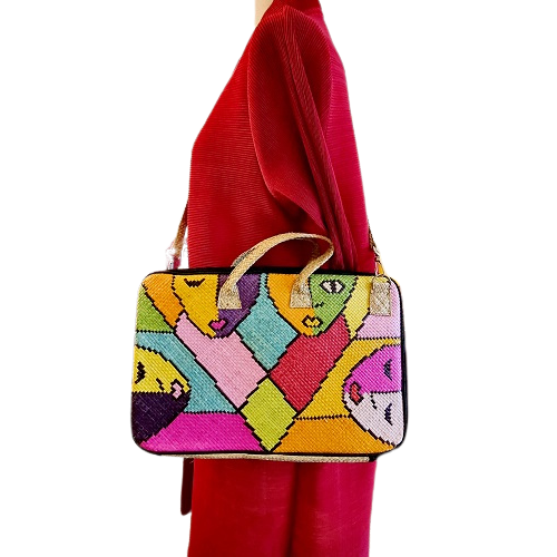 FAB-RIKA Sustainable Handwoven Laptop Bag | Abe