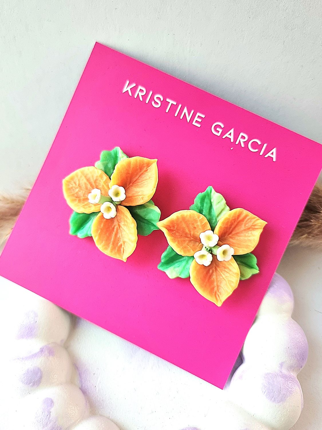 Handmade Clay Earrings | Bogambilya