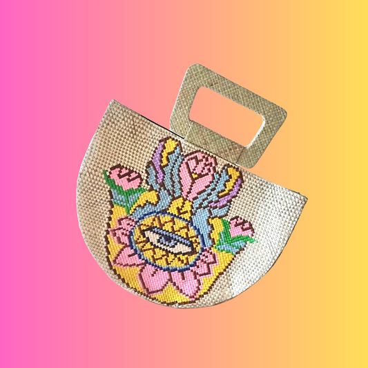 PREORDER "Hamza" Half Moon Handwoven Bag