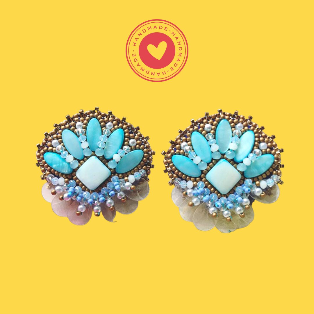 PREORDER Handmade Beaded Earrings | Cyrene