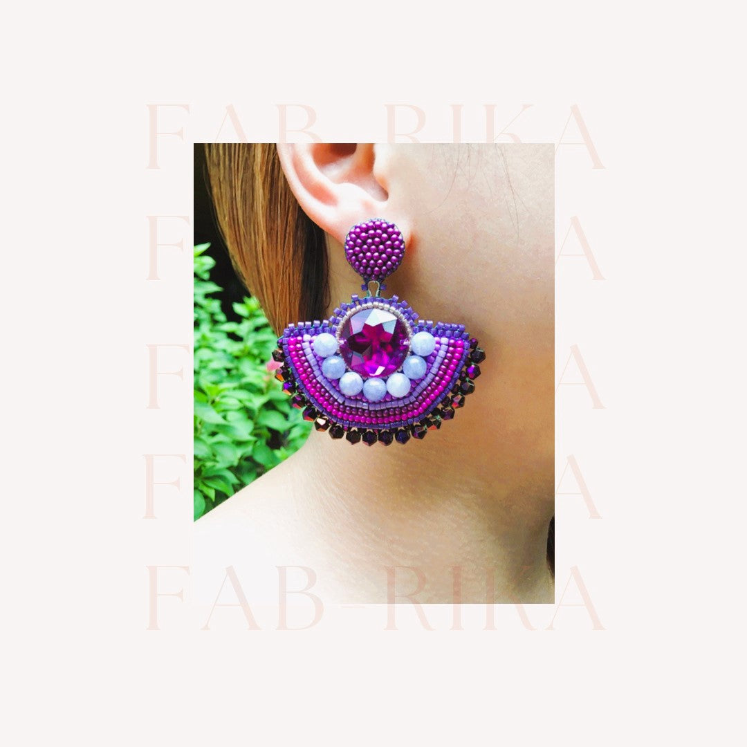 FAB-RIKA Handmade Beaded Earrings | UBI UBI