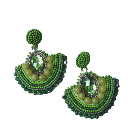 KALI-KALIHAN Hand Beaded  Earrings