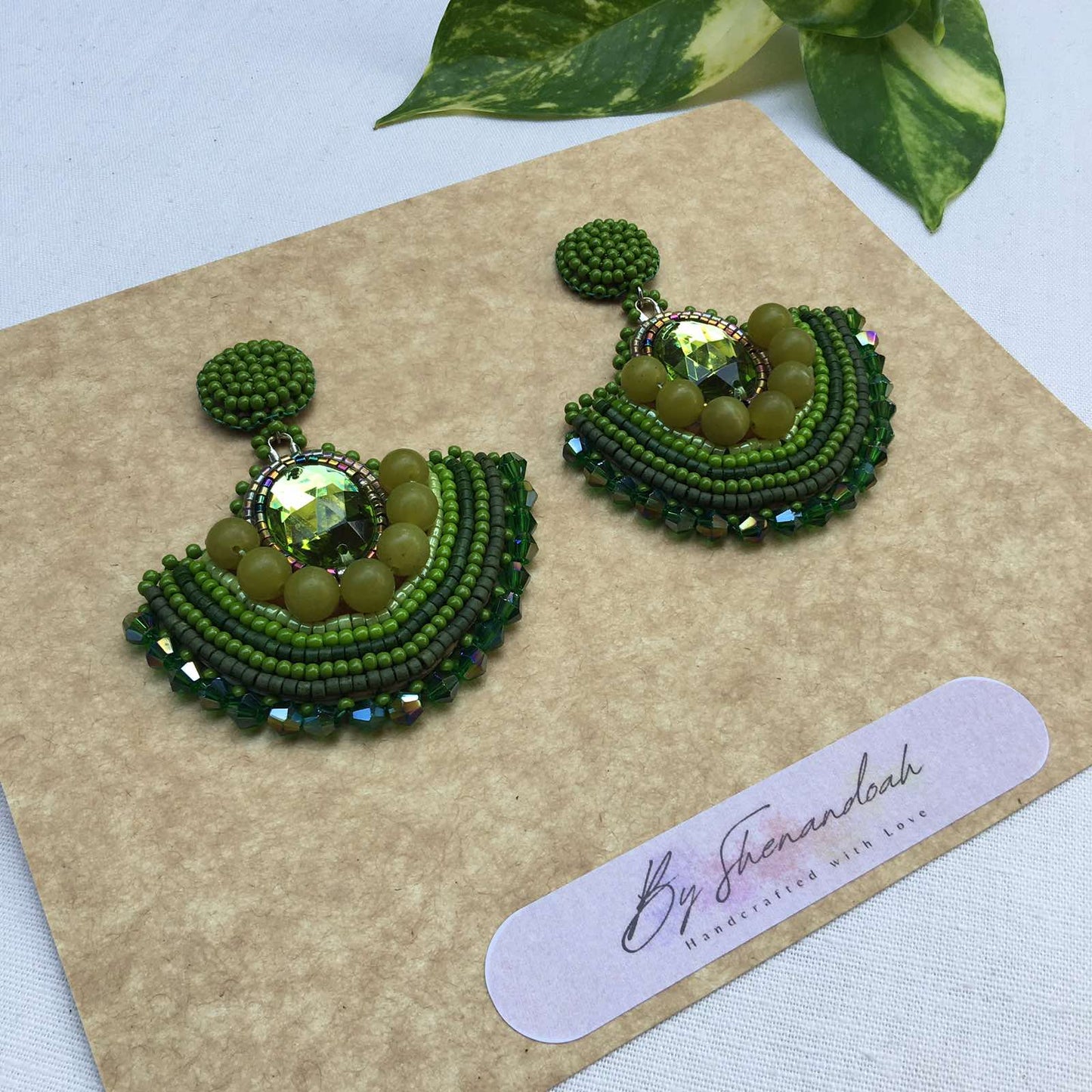 KALI-KALIHAN Hand Beaded  Earrings