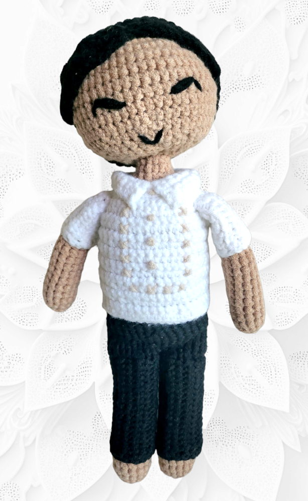 PRE-ORDER Diego and Catalina Crocheted Stuffed Dolls