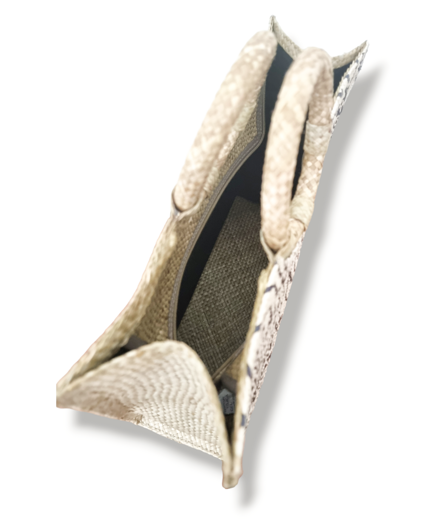 FAB-RIKA Handwoven Bag Round Handle | Camelia Medium