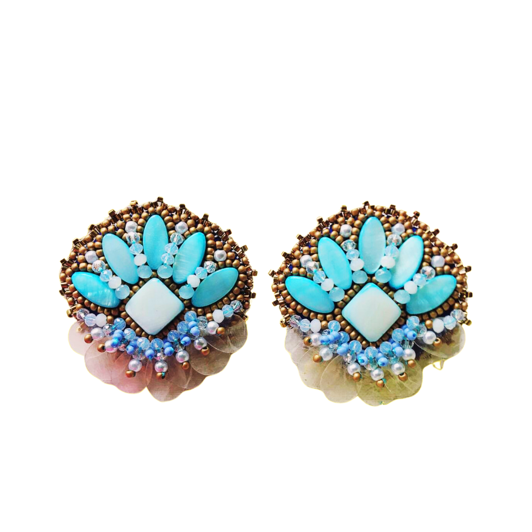 PREORDER Handmade Beaded Earrings | Cyrene