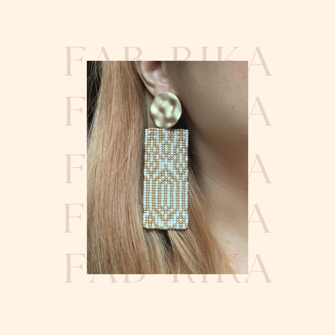 PREORDER Handmade Beaded  Earrings | Fu Dalu