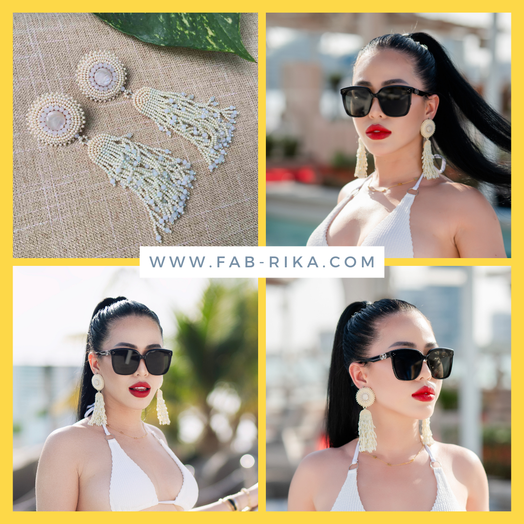 FAB-RIKA Handmade Beaded  Earrings | BABAYLAN